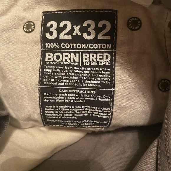 Grey Express Jeans Pants - Picture 4 of 5